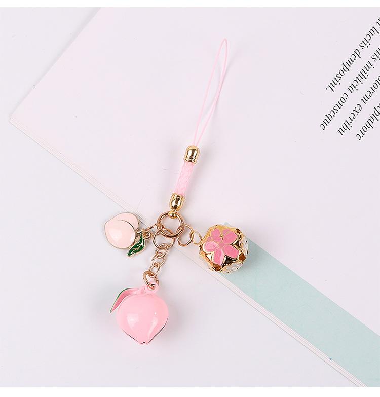 Pink Peach Trend Keychain