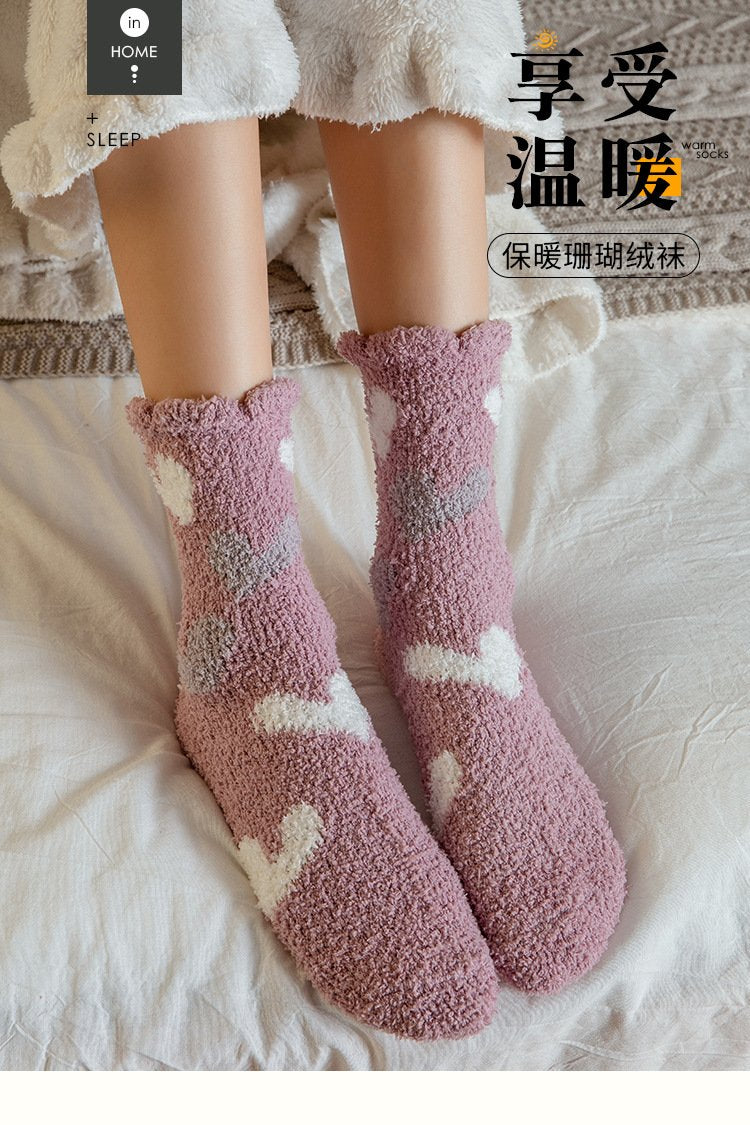 Cute Spotted Floor Socks