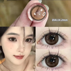 Apricot Brown14.5mm Contact Lenses(6months wear)