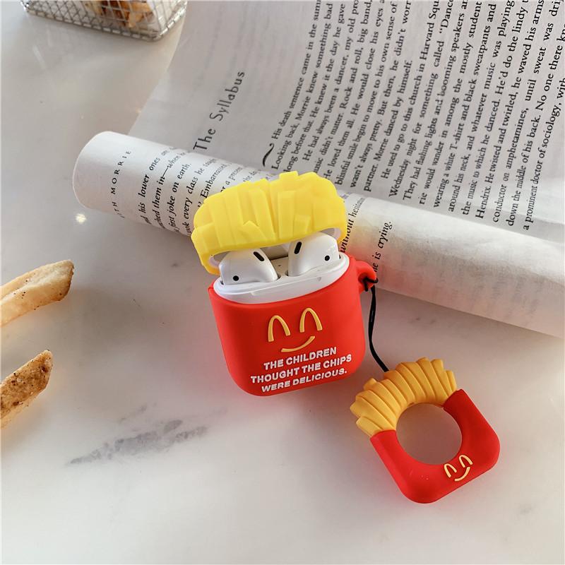 French Fries Burger Airpod Case