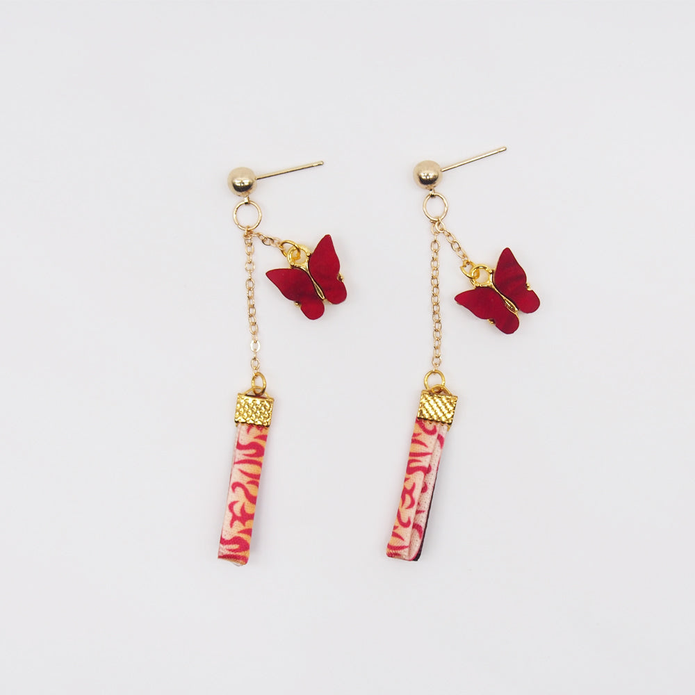 Anime Bufferfly Long Earrings