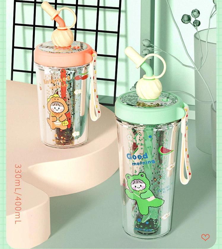 Trendy Cute Straw Cup