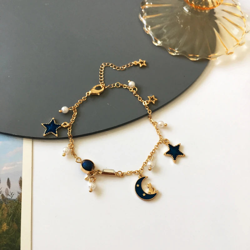 Star And Moon Bracelet