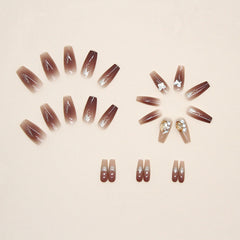 【Z591ã€?Wearable Nails Finished Manicure