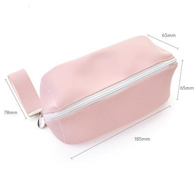 PU Solid Color Pencil Case