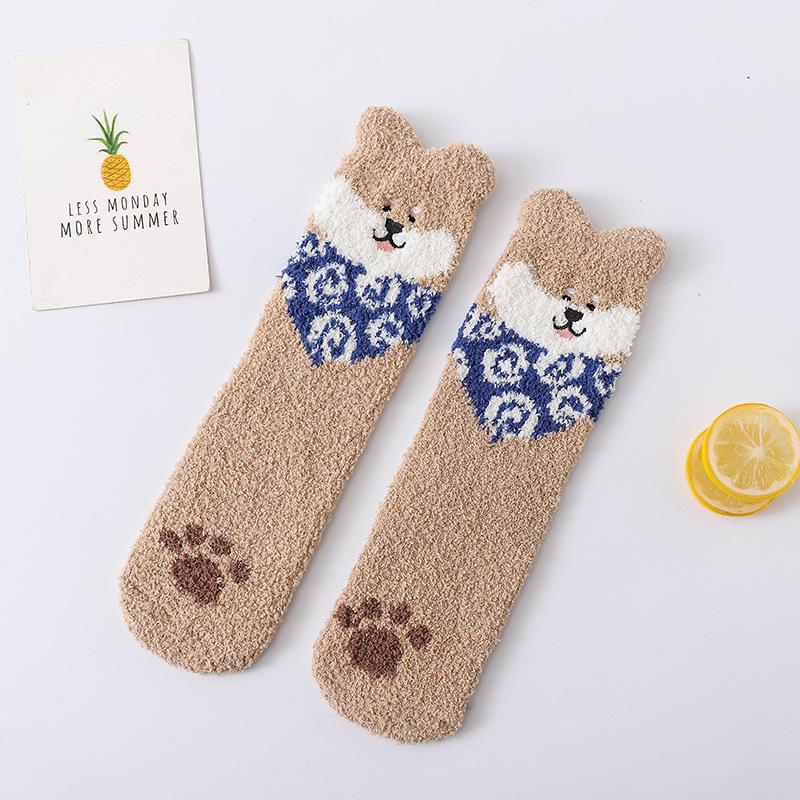 Cute Shiba Inu Floor Socks