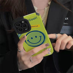 Cheerful Smiley Face: Cute Phone Case with Soft Cover for iPhone 11, 12, 13, 14 Pro Max, Mini, 6, S, 7, 8 Plus, SE, X, XS, and XR