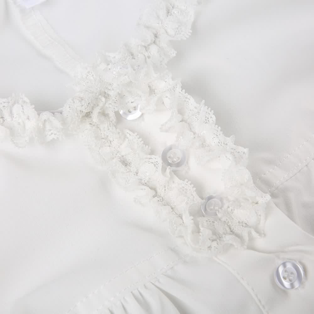 Coquette Lace Up Corset Blouse