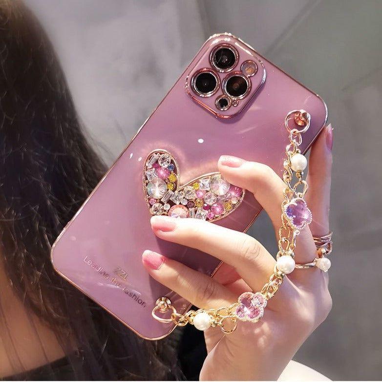 Crystal Gem Cute Phone Cases For iPhone 14 13 Pro Max 12 Mini 11 7 8Plus Xr X Xs