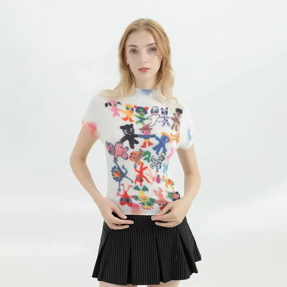 Cute Cartoon Kawaii Harajuku T-shirt