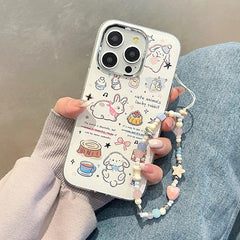 Cute Cartoon Lucky Rabbit Phone Case for iPhone 15 Pro Max, 14, 13, 11, 12, and 15 Plus