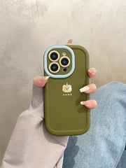 Cute Lucky Bear Candy Phone Case for iPhone 11, 12, 13, 14, 15 Pro Max