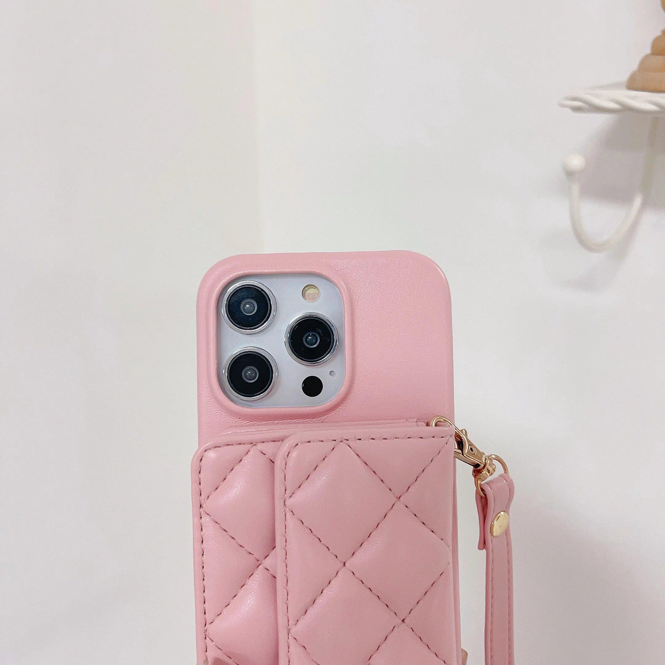 Cute Phone Case for iPhone 15, 14 Plus, 13, 12, 11 Pro Max with Leather Wallet Card Crossbody Holder