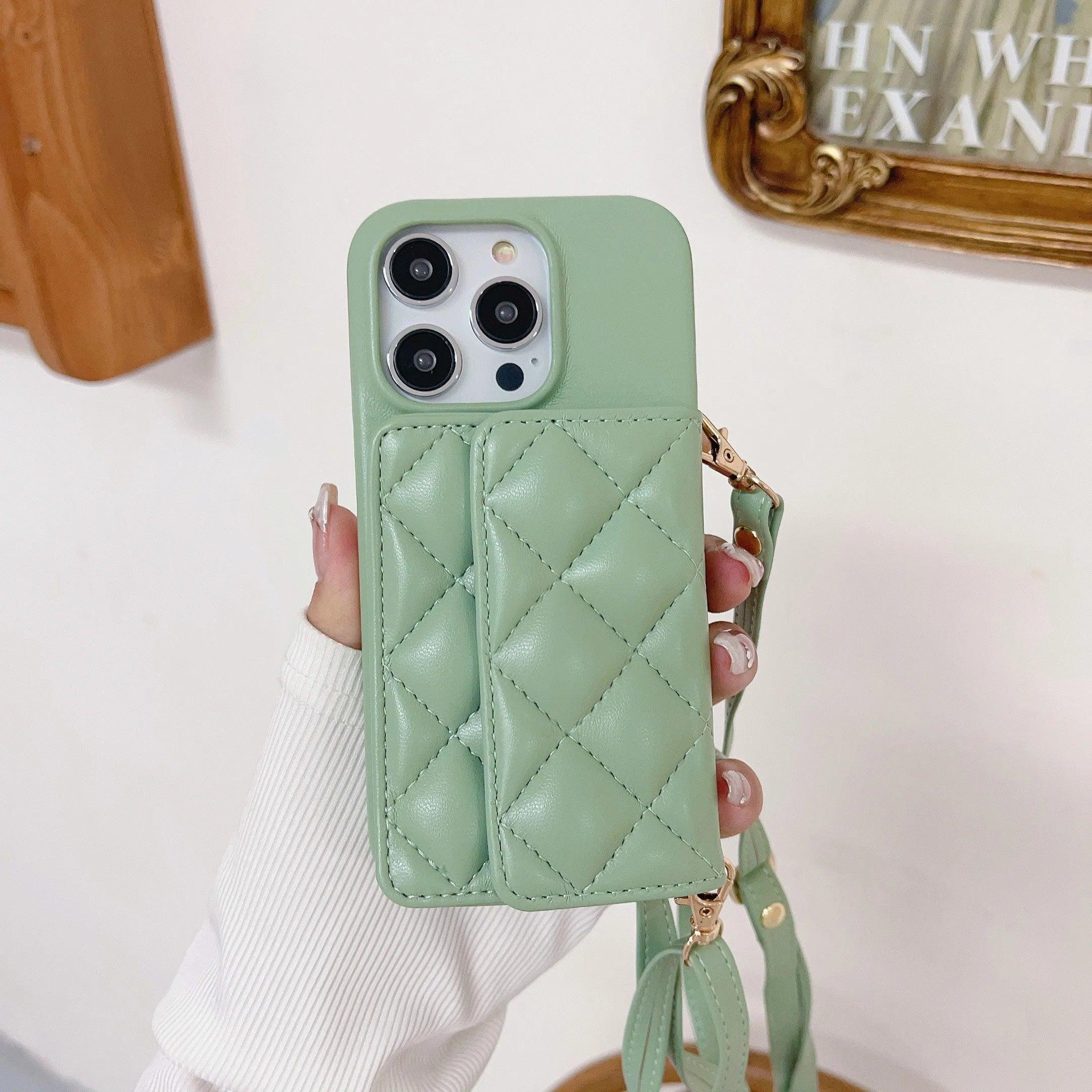 Cute Phone Case for iPhone 15, 14 Plus, 13, 12, 11 Pro Max with Leather Wallet Card Crossbody Holder