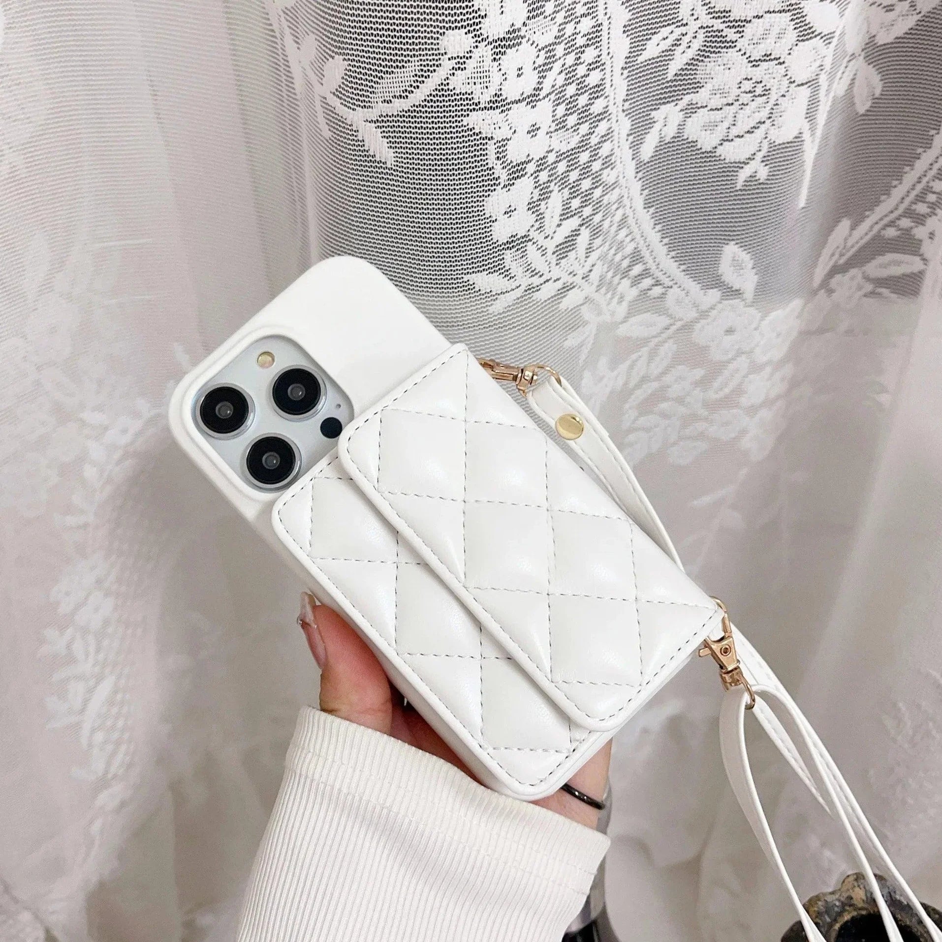 Cute Phone Case for iPhone 15, 14 Plus, 13, 12, 11 Pro Max with Leather Wallet Card Crossbody Holder