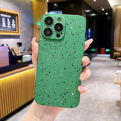 Cute Solid Color Ink Dot Phone Case Cover for iPhone 11, 12, 13, 14 Pro Max, and 14 Plus