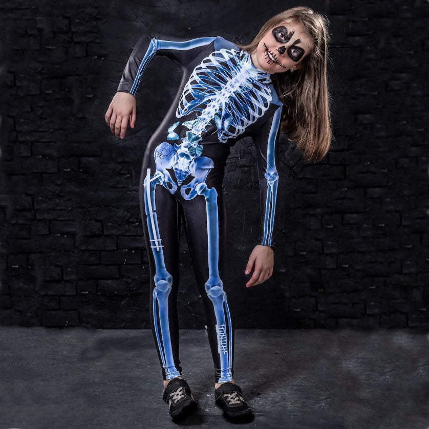 Halloween Sexy Skeleton Bodysuit