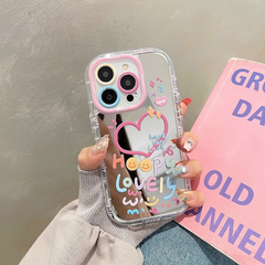 Colorful Graffiti Love Mirror Phone Case