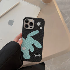 Simple Back Silhouette Rabbit Phone Case