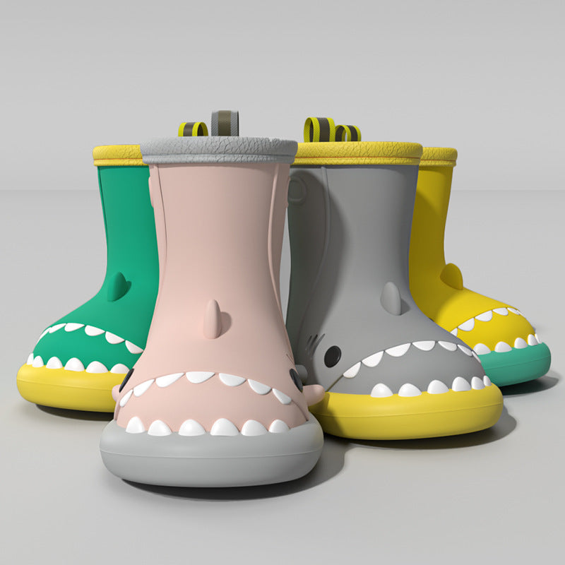 Kawaii Cartoon Shark Non-Slip Rain Boots