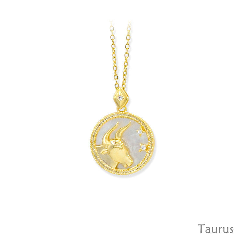 Constellation White Fritillary Necklace