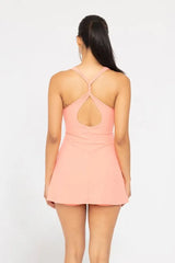 Twist Racerback Fit-and-Flare Dress