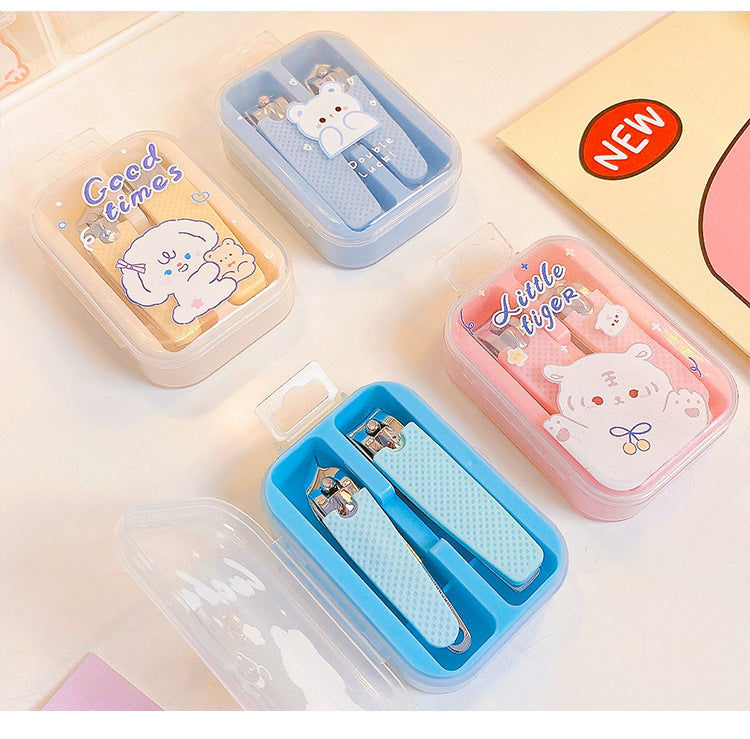 Cute Cartoon Nail Clippers Set