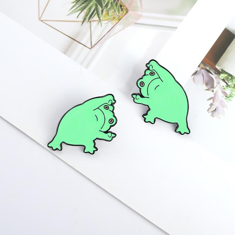 Cartoon Frog Pins