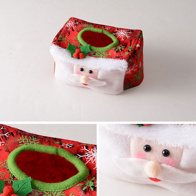 Christmas Pattern Tissue Storage Bag