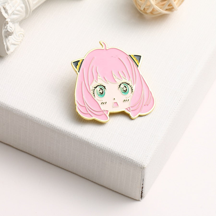 Cute Anime Alloy Pin