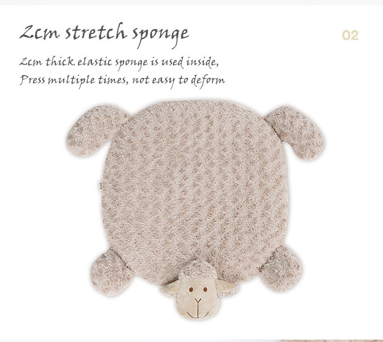 Kawaii Sheep-shaped Pet Bed Mat