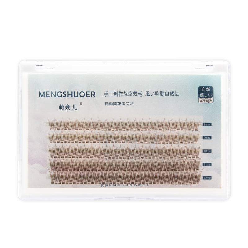 Caramel Brown Fishtail False Eyelashes Set