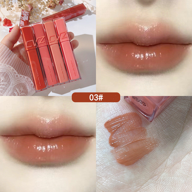 Pink Girly Heart Lip Gloss