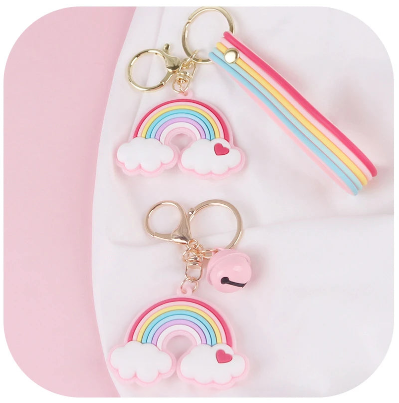 Cute Rainbow Keychain