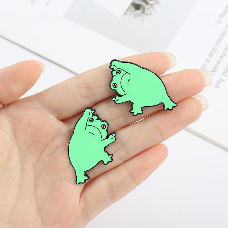 Cartoon Frog Pins