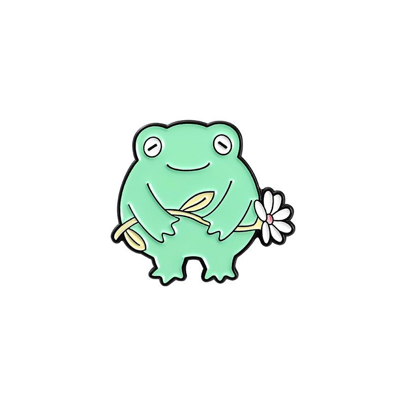 Cartoon Cute Frog Series Pins