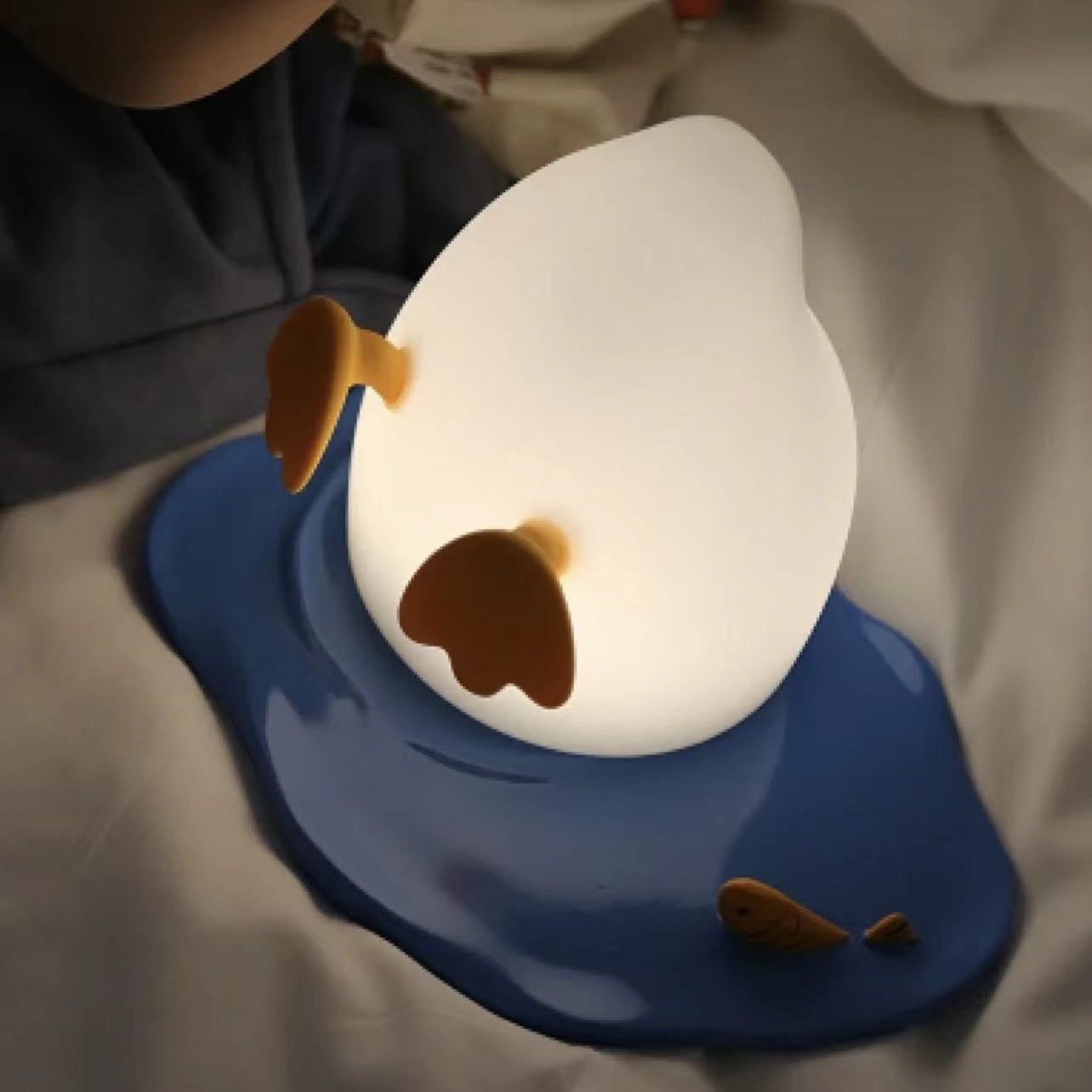 PP Duck Silicone Night Light/Phone Holder