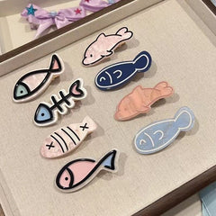 Kawaii Cartoon Small Fish Hair Clip