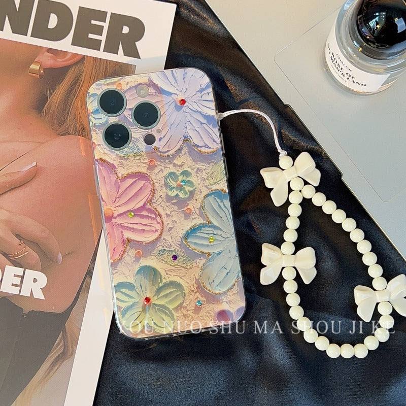 Summer Fresh Oil Painting Flower Phone Case