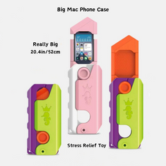 Creative Interesting Big Mac Phone Case Toy