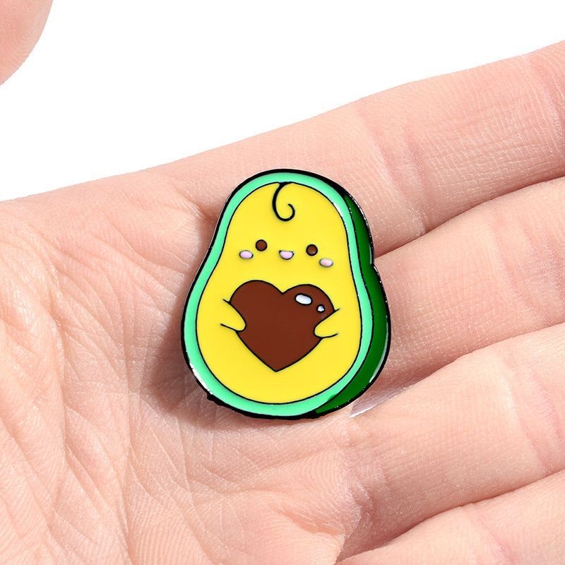 Cartoon Avocado Pins