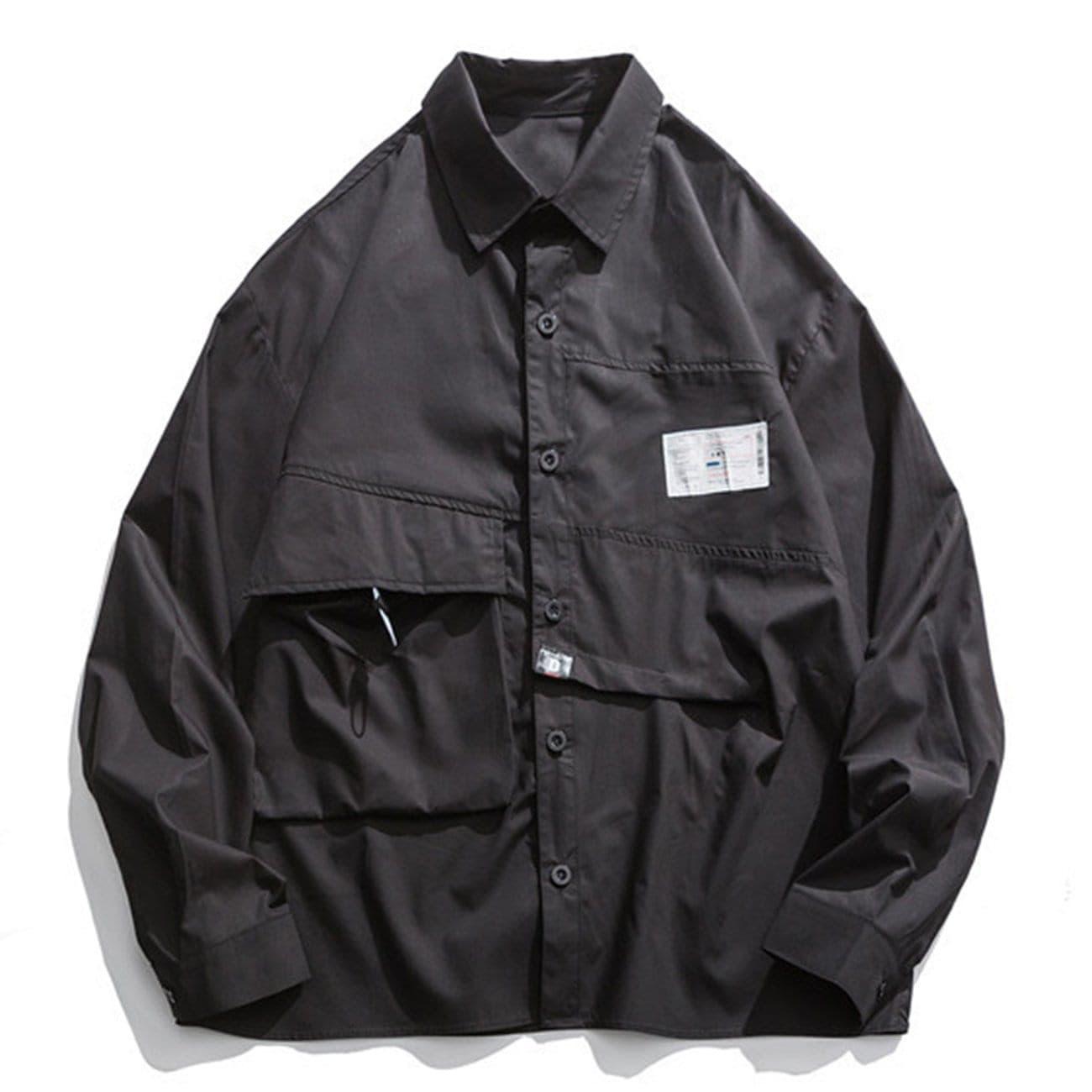Solid Color Long Sleeve Shirt