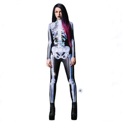 Halloween Sexy Skeleton Bodysuit