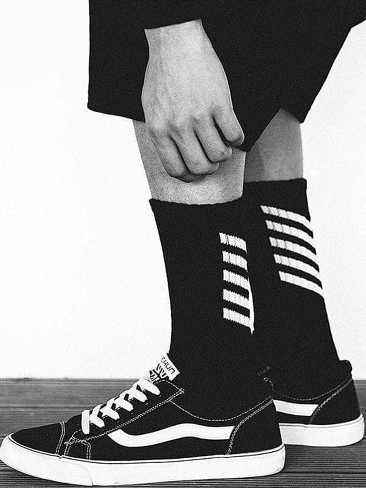 Striped Skateboard Socks 1PC