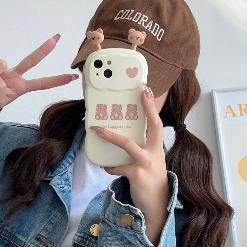 Kawaii Cartoon Bear Phone case