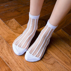 Korean Glass Silk Socks