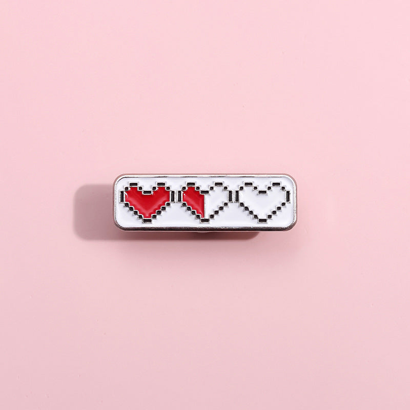 Creative Cute Love Blood Bar Shaped Pins