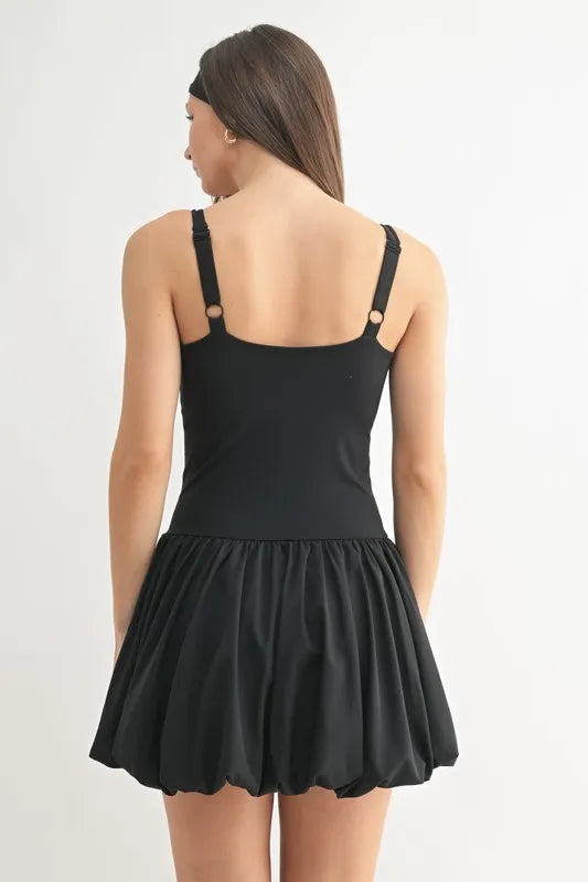 MONO B Bubble Mini Dress