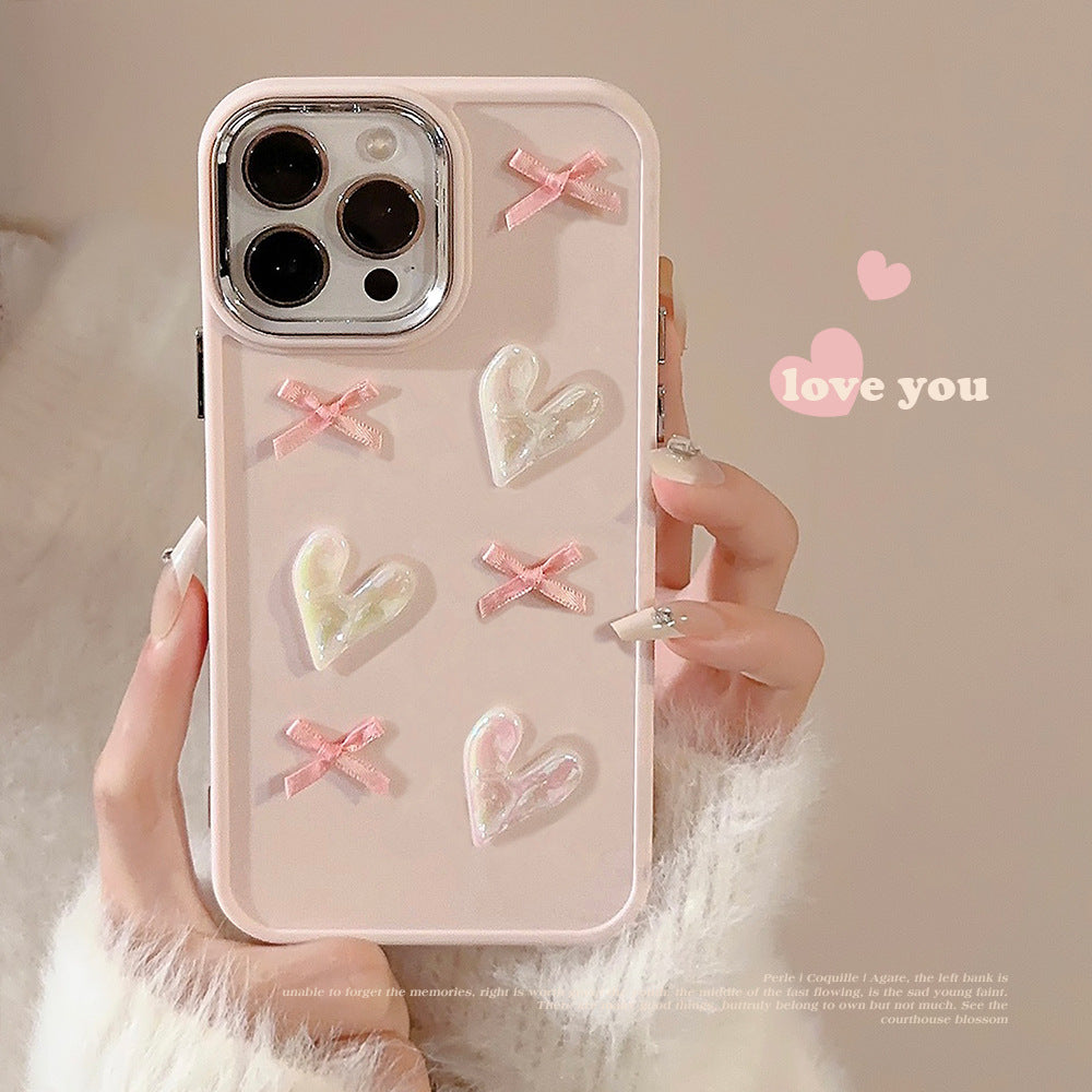 Pink Love Bow Phone Case