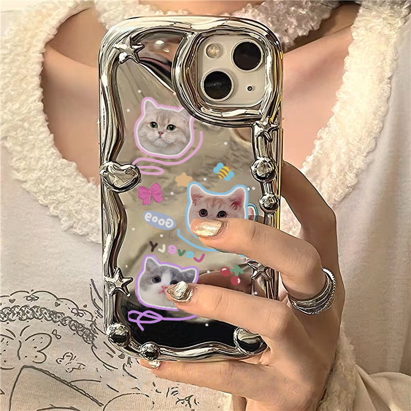 Kawaii Kitten Mirror Phone Case